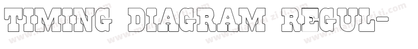 timing diagram regul字体转换